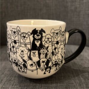 Paws Cafe Dog Ceramic Coffee Mug 19 ounces New